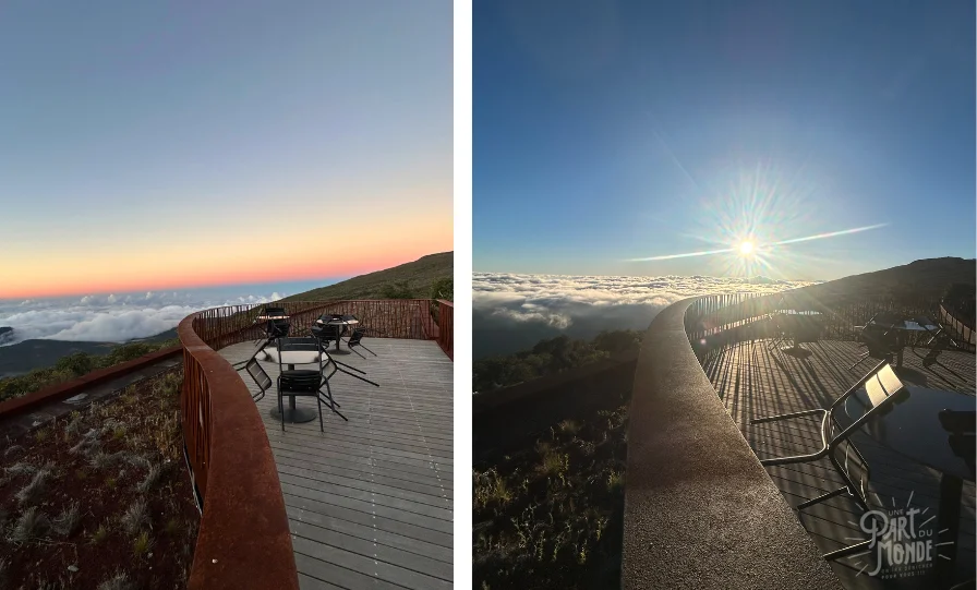 vue panoramique gîte du volcan